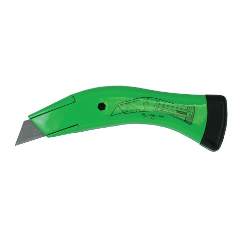 STERLING QUICK-CHANGE FIXED TRIMMING KNIFE GREEN DISPLAY BOX